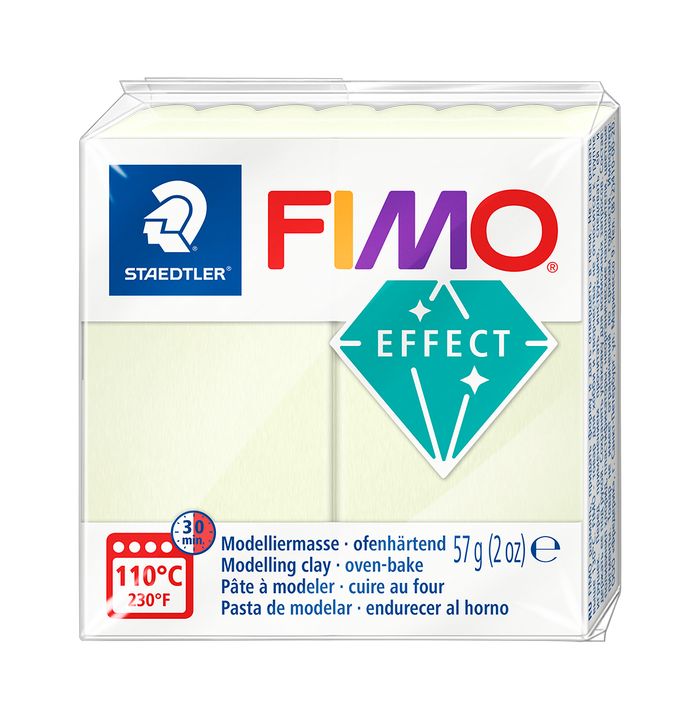 FIMO Effect Polymer Clay 57g – Světlá noční zářivka