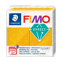 FIMO Effect Polymer Clay 57g – Zlatá s třpytkami