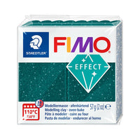 FIMO Effect Polymer Clay 57g – Zelená galaxie