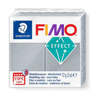 FIMO Effect Polymer Clay 57g – Stříbrná metalíza
