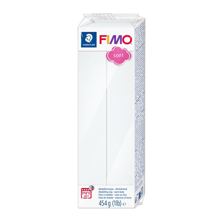 FIMO měkká polymerová hmota 454g – Bílá