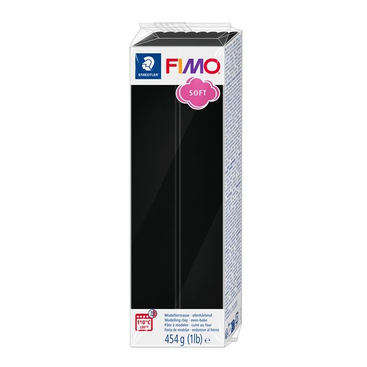 FIMO měkká polymerová hmota 454g – Černá