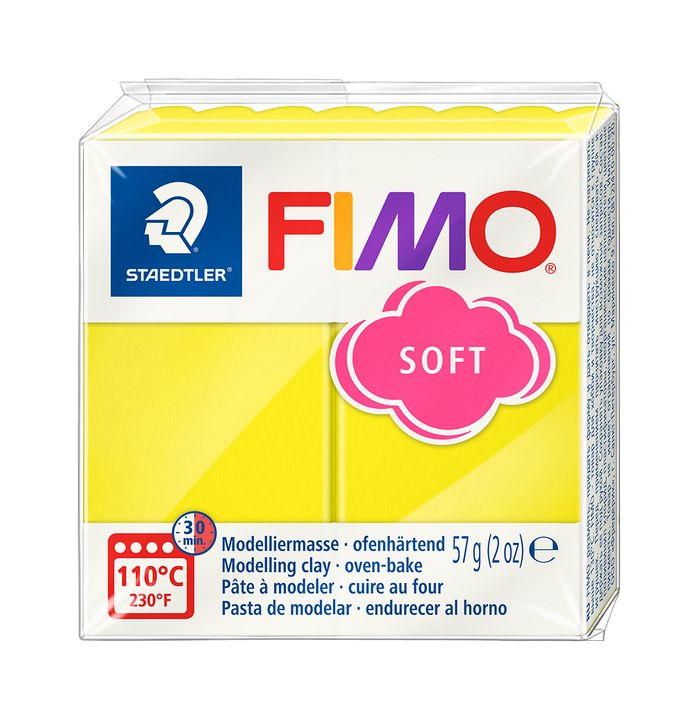 FIMO měkká polymerová hmota 57g – Citron