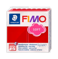 FIMO měkká polymerová hmota 57g – Vánočně červená