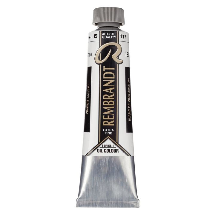 Olejová barva Rembrandt 40 ml – Zinc White [Linsed Oil]