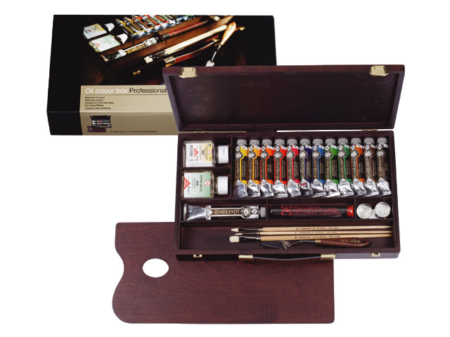 Olejové barvy Rembrandt Box Professional