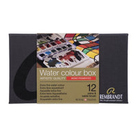 Akvarelové barvy Rembrandt Monopigmented box 12 kalíšků