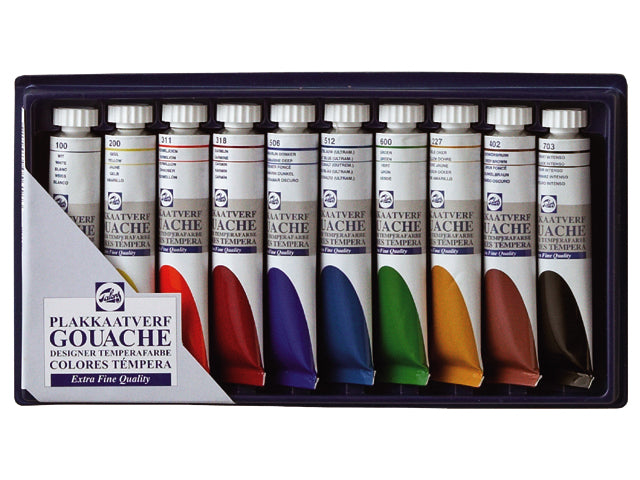 Temperové barby GOUACHE TALENS SET 10x20ml