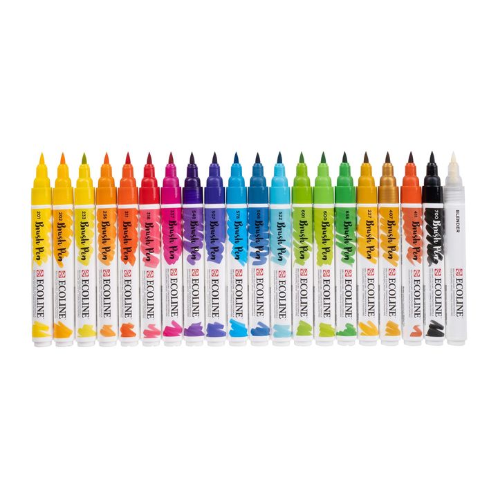 Akvarelové tužky Ecoline Brush Pen