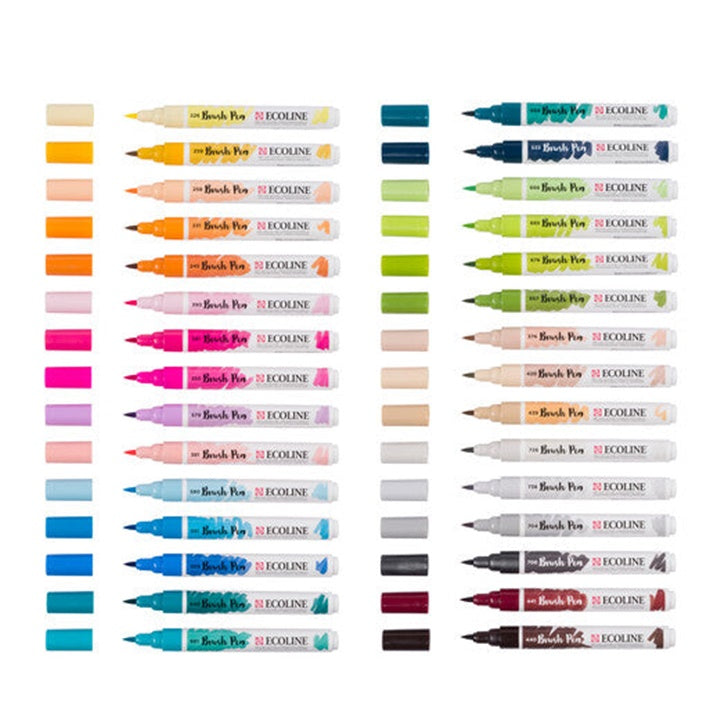 Ecoline Brush Pen Watercolor Pens 30 ks