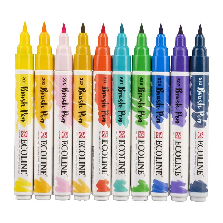 Akvarelové tužky Ecoline Brush Pen Illustrator