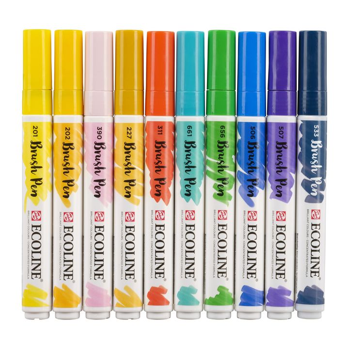 Akvarelové tužky Ecoline Brush Pen Illustrator