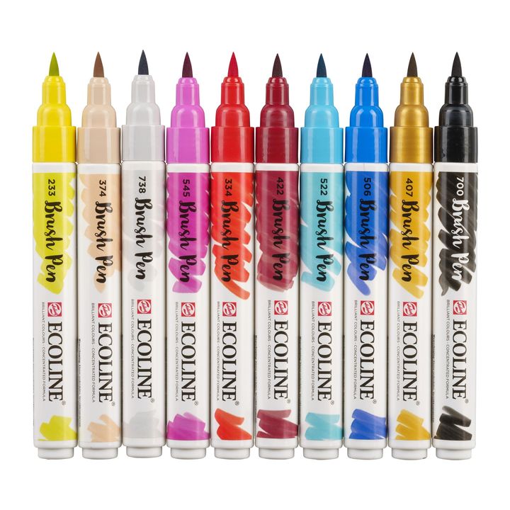 Akvarelové tužky Ecoline Brush Pen Fashion