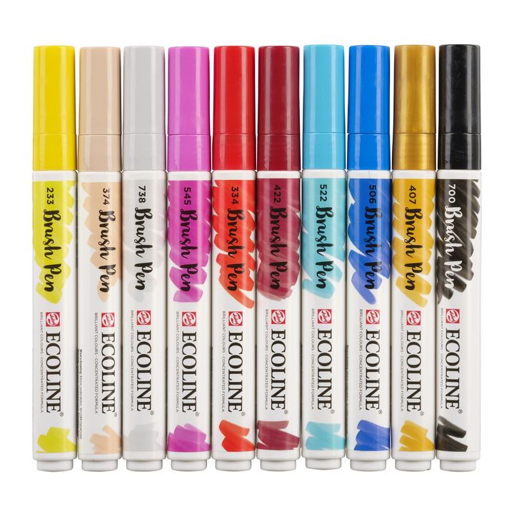 Akvarelové tužky Ecoline Brush Pen Fashion