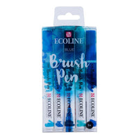 Akvarelové tužky Ecoline Brush Pen Blue