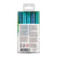 Akvarelové tužky Ecoline Brush Pen Green Blue