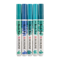 Akvarelové tužky Ecoline Brush Pen Green Blue