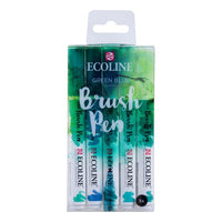 Akvarelové tužky Ecoline Brush Pen Green Blue