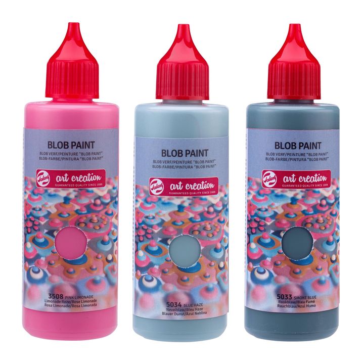 Kreativní sada Art Creation Blob Paint růžová 3 x 80 ml