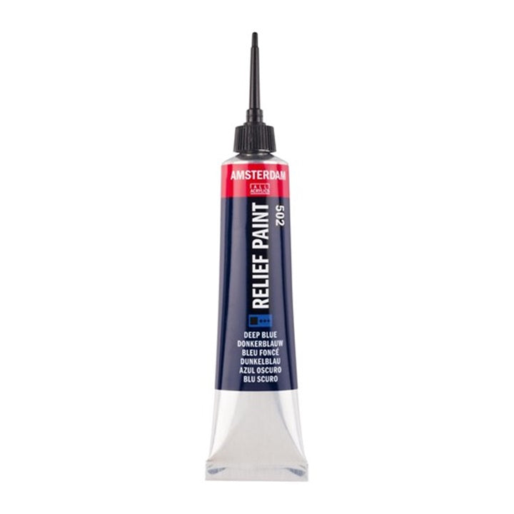 Kontura AMSTERDAM Relief Paint 20 ml – tmavě modrá