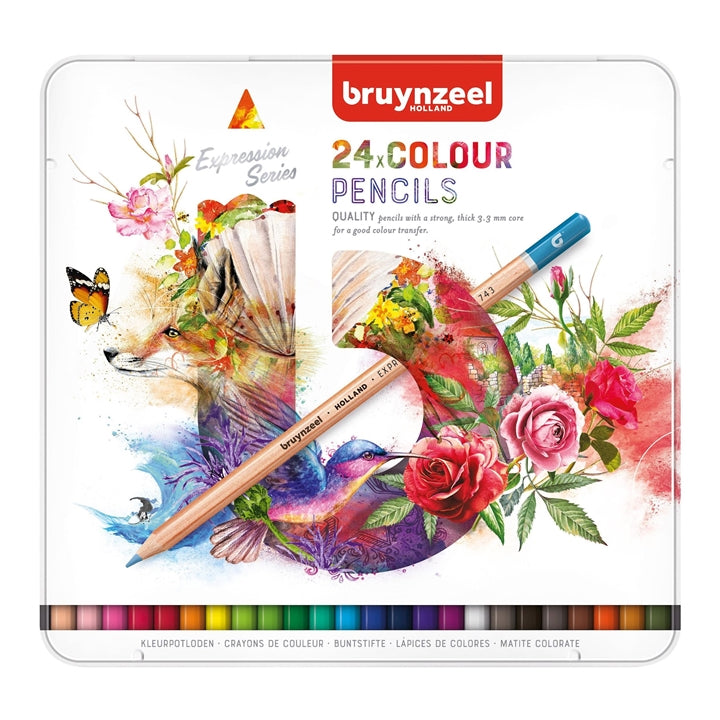 Barvičky Bruynzeel Expression Series v plechovém obalu