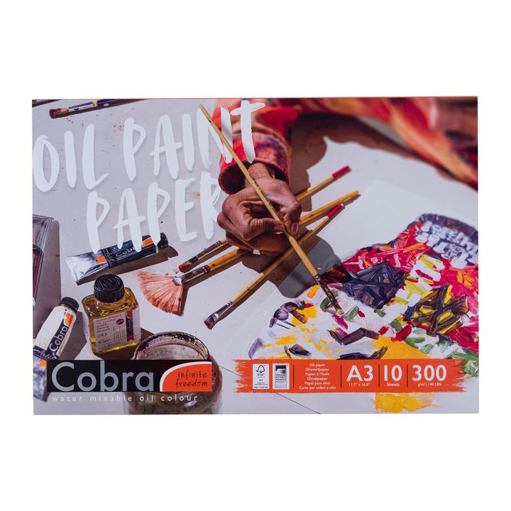 Blok papírů pro olejové barvy