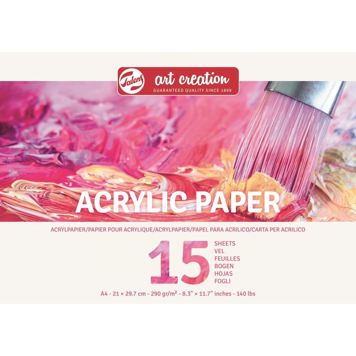 Blok papíru na akrylové barvy 15 listů