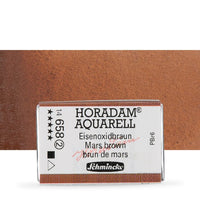 Schmincke Horadam akvarelové barvy v celé pánvičce – 658 Mars brown