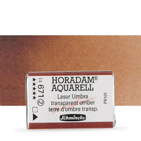 Schmincke Horadam akvarelové barvy v celé pánvičce – 671 transparentná umbra