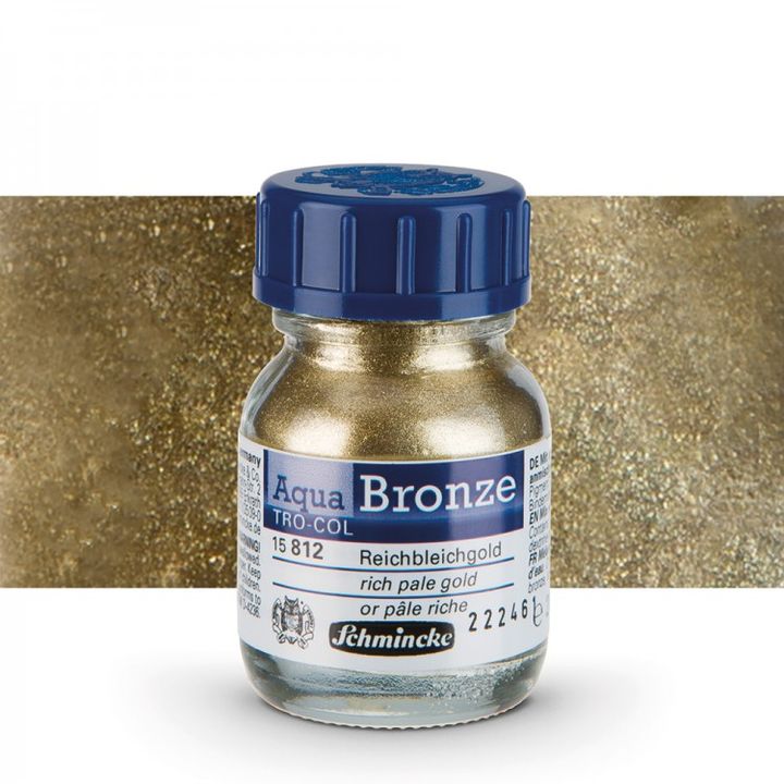 Metalický prášek Aqua-Bronze Schmincke 20 ml