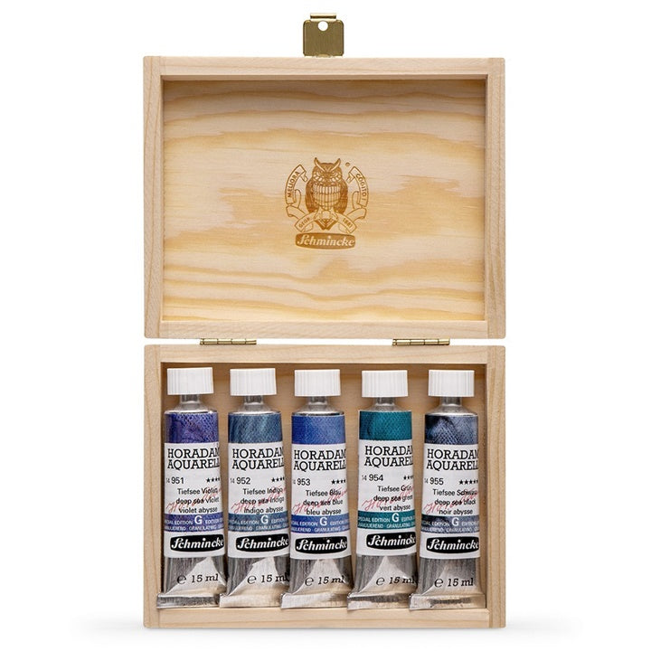 Sada akvarelových barev v tubách Schmincke Super Granulation 5x15ml