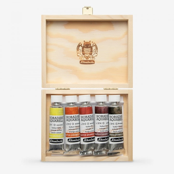 Sada akvarelových barev v tubách Schmincke Super Granulation 5x15ml