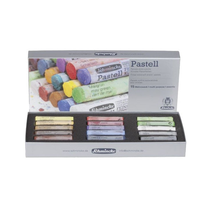 Suché pastely Schmincke MULTI PURPOSE - sada 15 ks