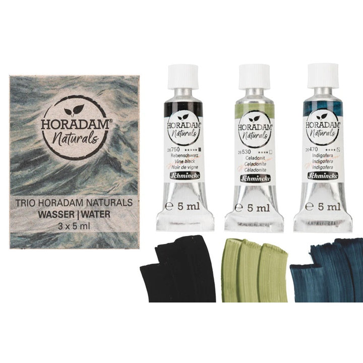 Sada akvarelů Trio Water HORADAM Naturals