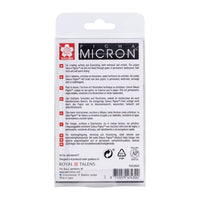 Sada technických per Sakura Pigma Micron šedé odstíny 8 ks