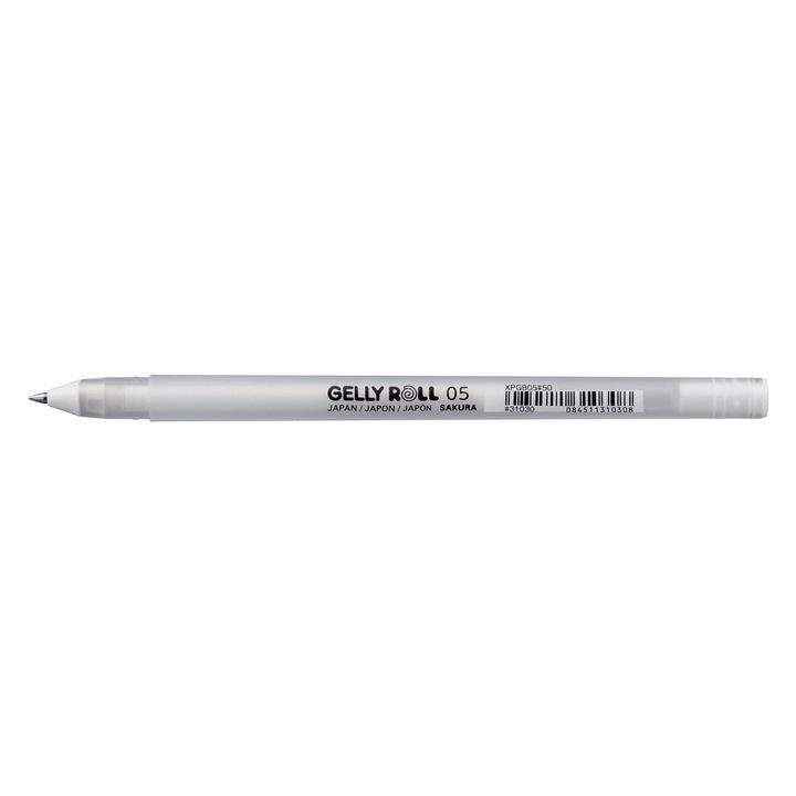Gelová pera Sakura Gelly Roll bílé odstíny