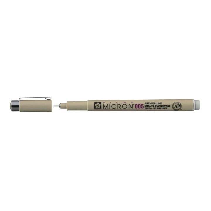 Technické pero SAKURA Pigma Micron světle šedé
