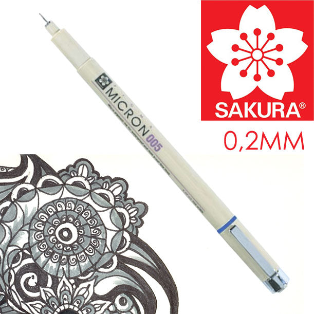 Technické pero SAKURA Pigma Micron BLACK