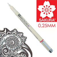 Technické pero SAKURA Pigma Micron BLACK