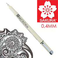 Technické pero SAKURA Pigma Micron BLACK