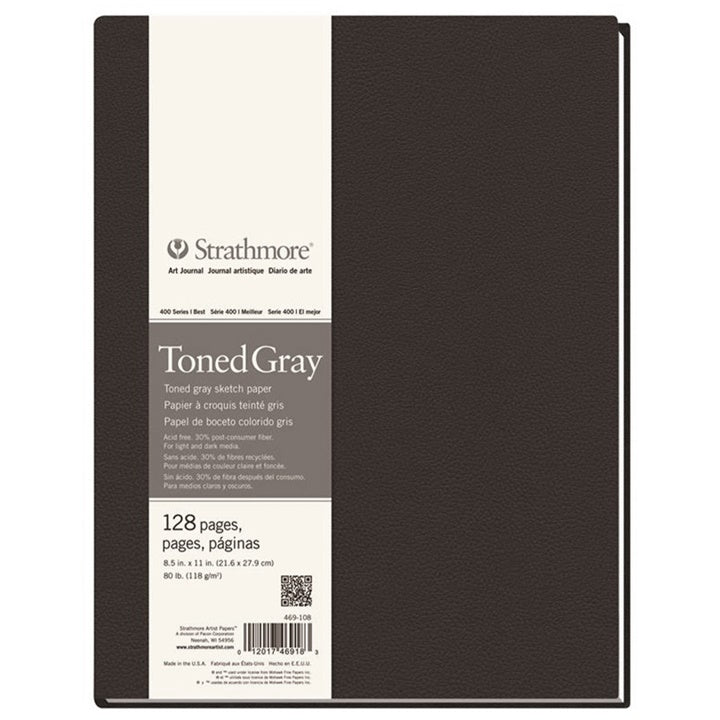 Artbook Strathmore Tónovaný papír Gray pevná vazba