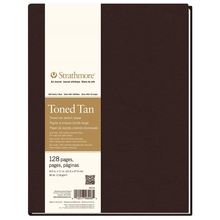 Artbook Strathmore Tónovaný papír Tan pevná vazba