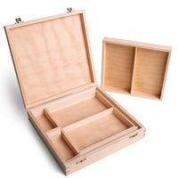 Dřevěná krabice UMTON na olejové barvy a příslušenství