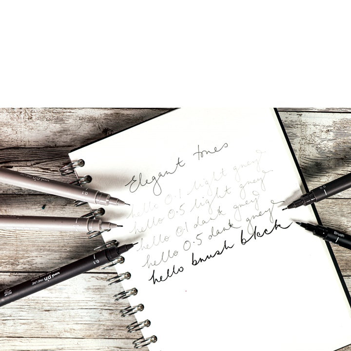 Sada popisovačů UNI PIN fineliner Elegant Tones 5 ks