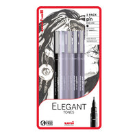 Sada popisovačů UNI PIN fineliner Elegant Tones 5 ks