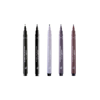 Sada popisovačů UNI PIN fineliner Flow and Flourish 5 ks