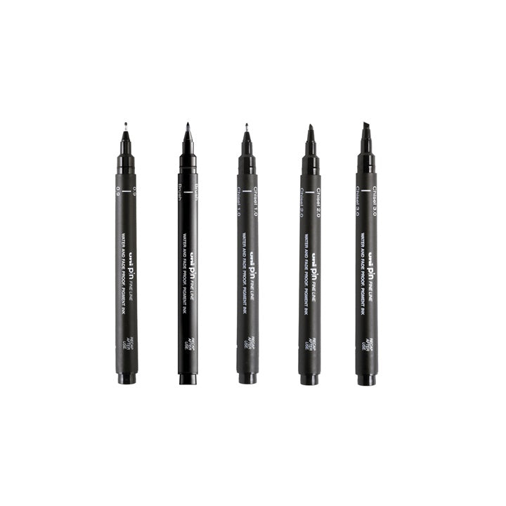 Sada popisovačů UNI PIN fineliner Love Lettering 5 ks