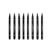 Sada fixů UNI PIN fineliner Draw and Sketch 8 ks