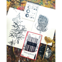 Sada fixů UNI PIN fineliner Draw and Sketch 8 ks