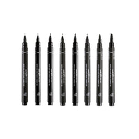 Sada kaligrafických fixů UNI PIN fineliner 8 ks